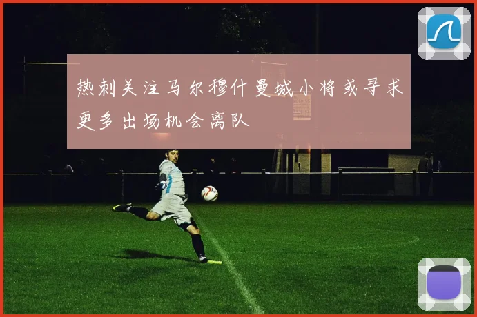 热刺关注马尔穆什曼城小将或寻求更多出场机会离队